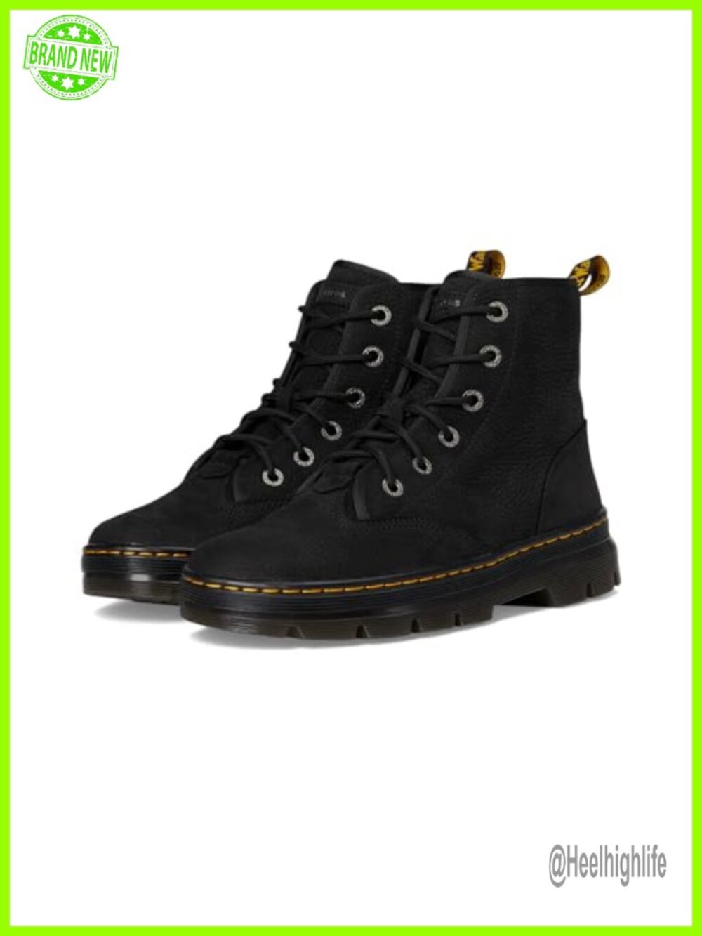 Combs II 6 Eye Lace Up Combat Boot Ankle Soft Leather Utility